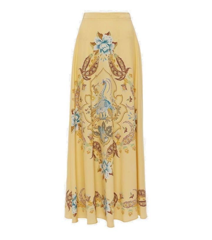 Photo: Etro Floral silk maxi skirt