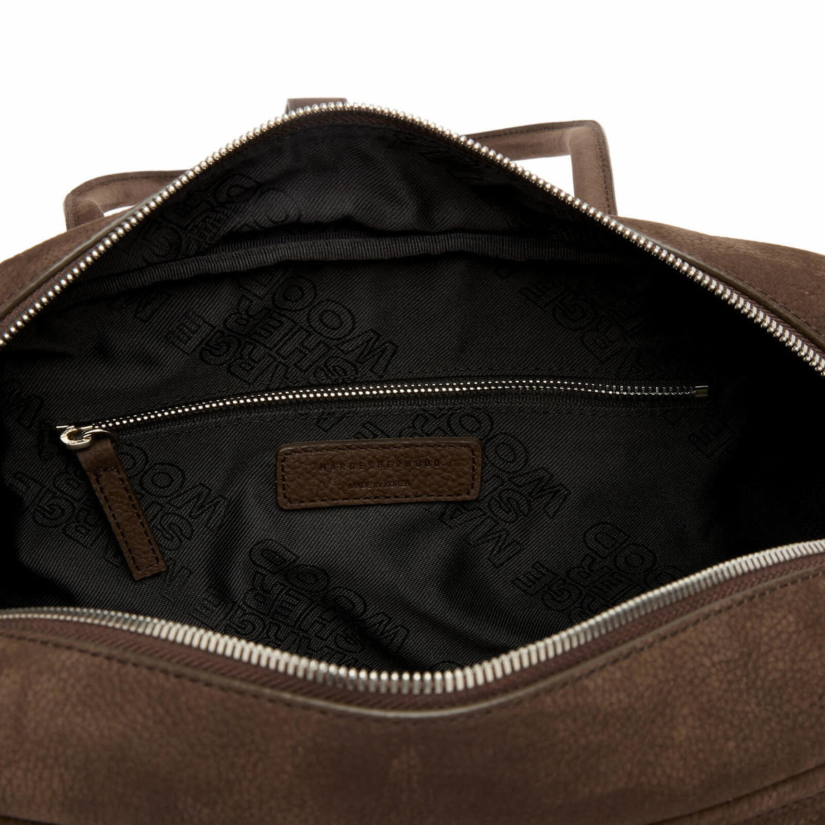 MARGESHERWOOD Women's Soft Boston Bag in Hush Nubuck 