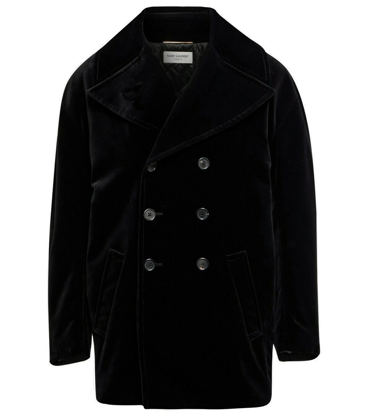 Saint Laurent - Double-breasted velvet jacket Saint Laurent