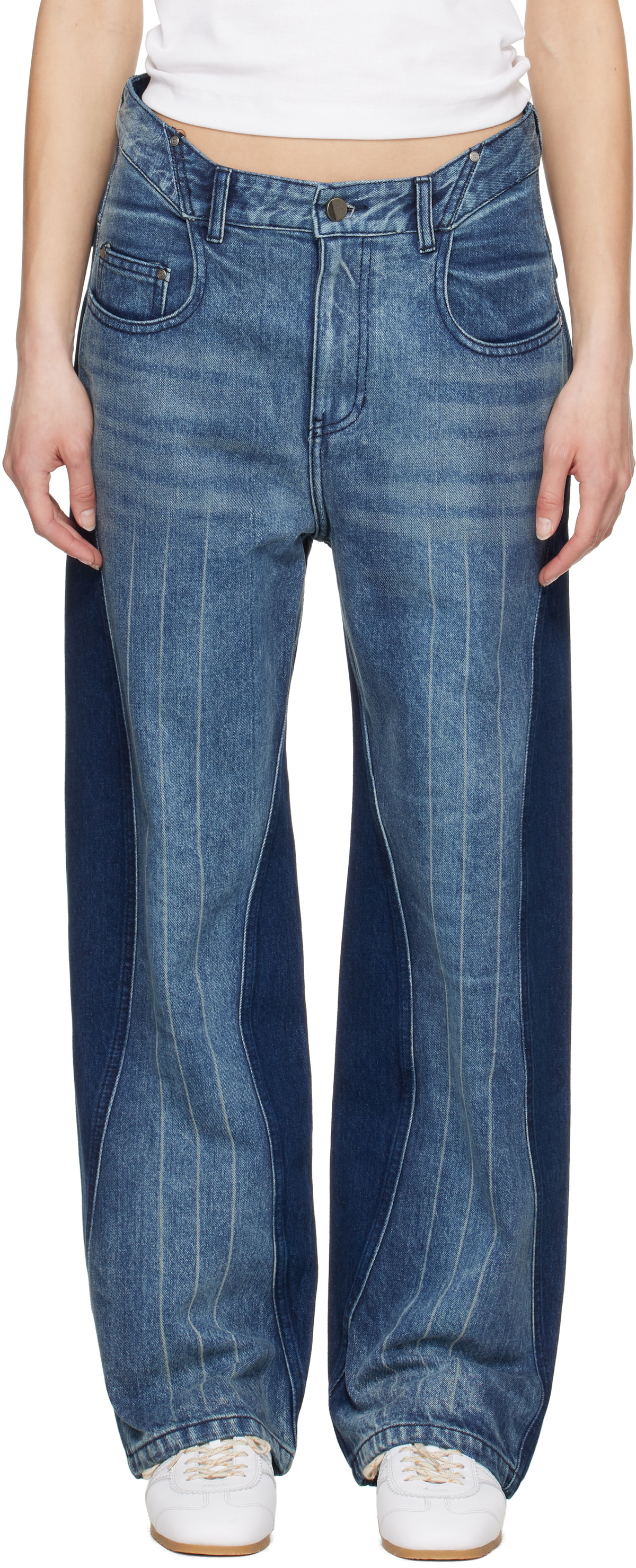 ADER error Black Elio Denim Trousers ADER error