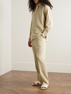 Auralee - Pleated Straight-Leg Wool Suit Trousers - Yellow