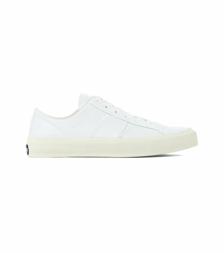 Photo: Tom Ford - Cambridge leather sneakers