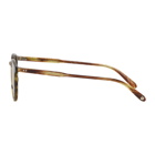 Garrett Leight Tortoiseshell and Green Kinney Sunglasses