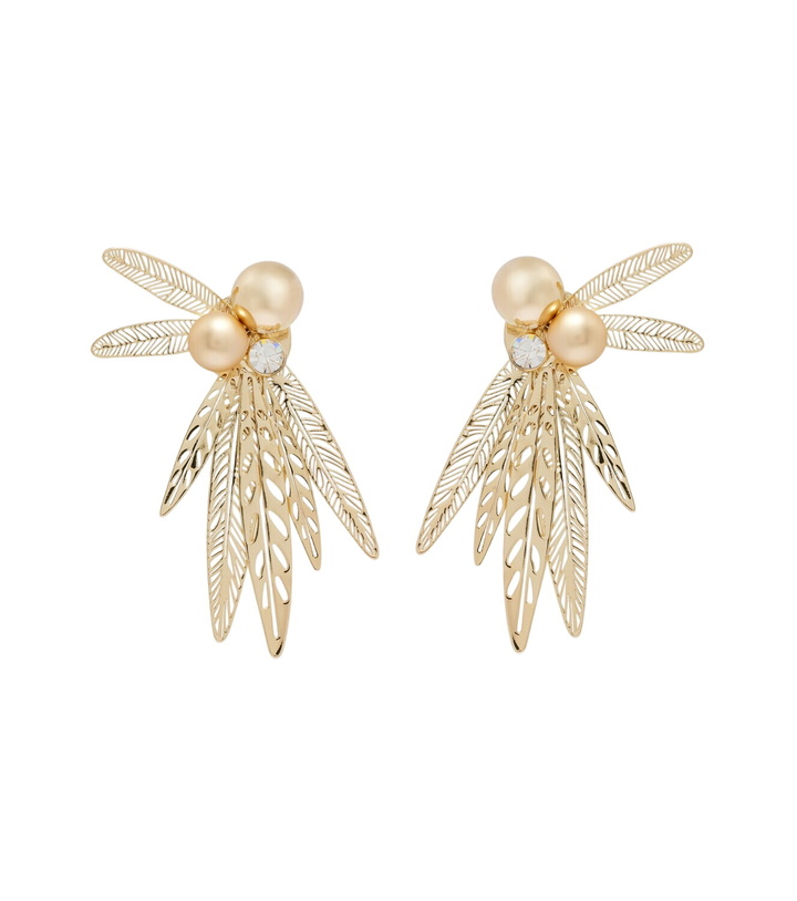 Photo: Carolina Herrera Crystal-embellished clip-on earrings