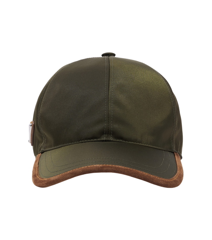 Photo: Prada Re-Nylon suede-trimmed baseball cap