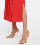 Christian Louboutin - Kate 100 patent leather pumps