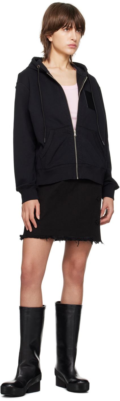 Raf Simons Black Patch Hoodie