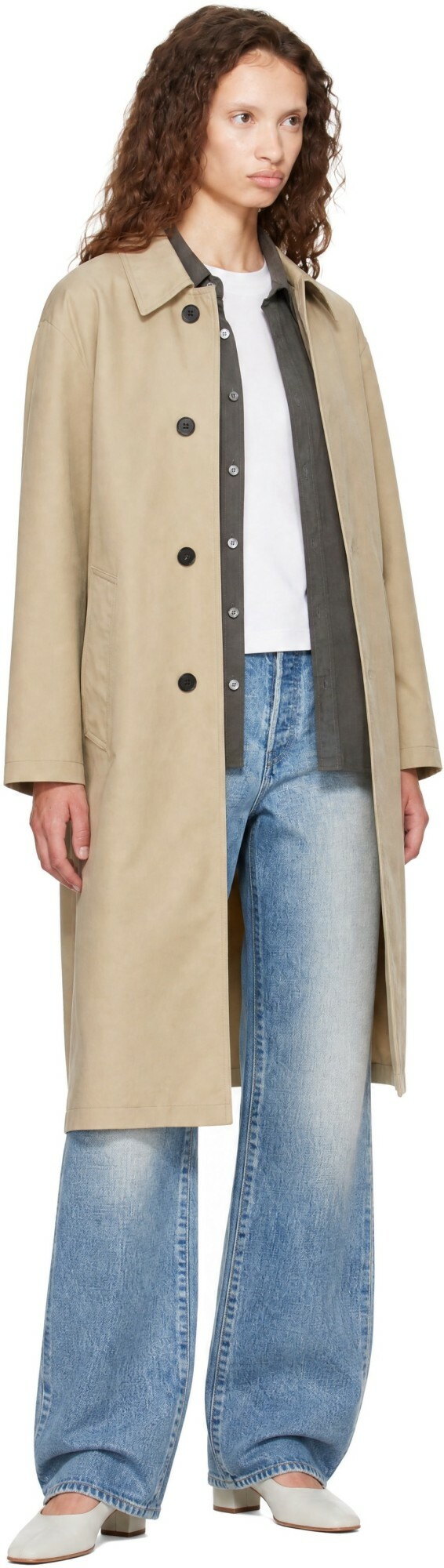 Dunst Beige Refined Mac Coat