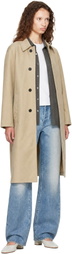 Dunst Beige Refined Mac Coat