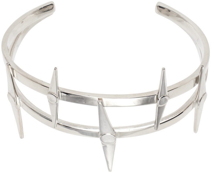 Photo: Secret of Manna Silver Barbed Wire Bracelet