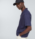 Frescobol Carioca - Thomas linen camp-collar shirt