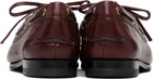 Bally Burgundy Plume Loafers