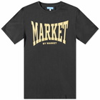 MARKET Men's Persistent Logo T-Shirt in Washed Black