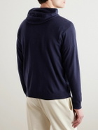 Peter Millar - Excursionist Flex Merino Wool-Blend Hoodie - Blue