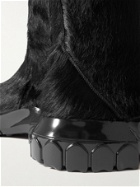 Rick Owens - Bozo Tractor Calf Hair Boots - Black