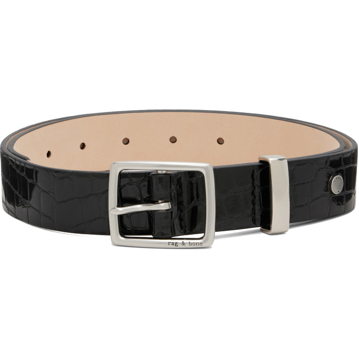 Photo: rag & bone Black X Boyfriend Leather Belt