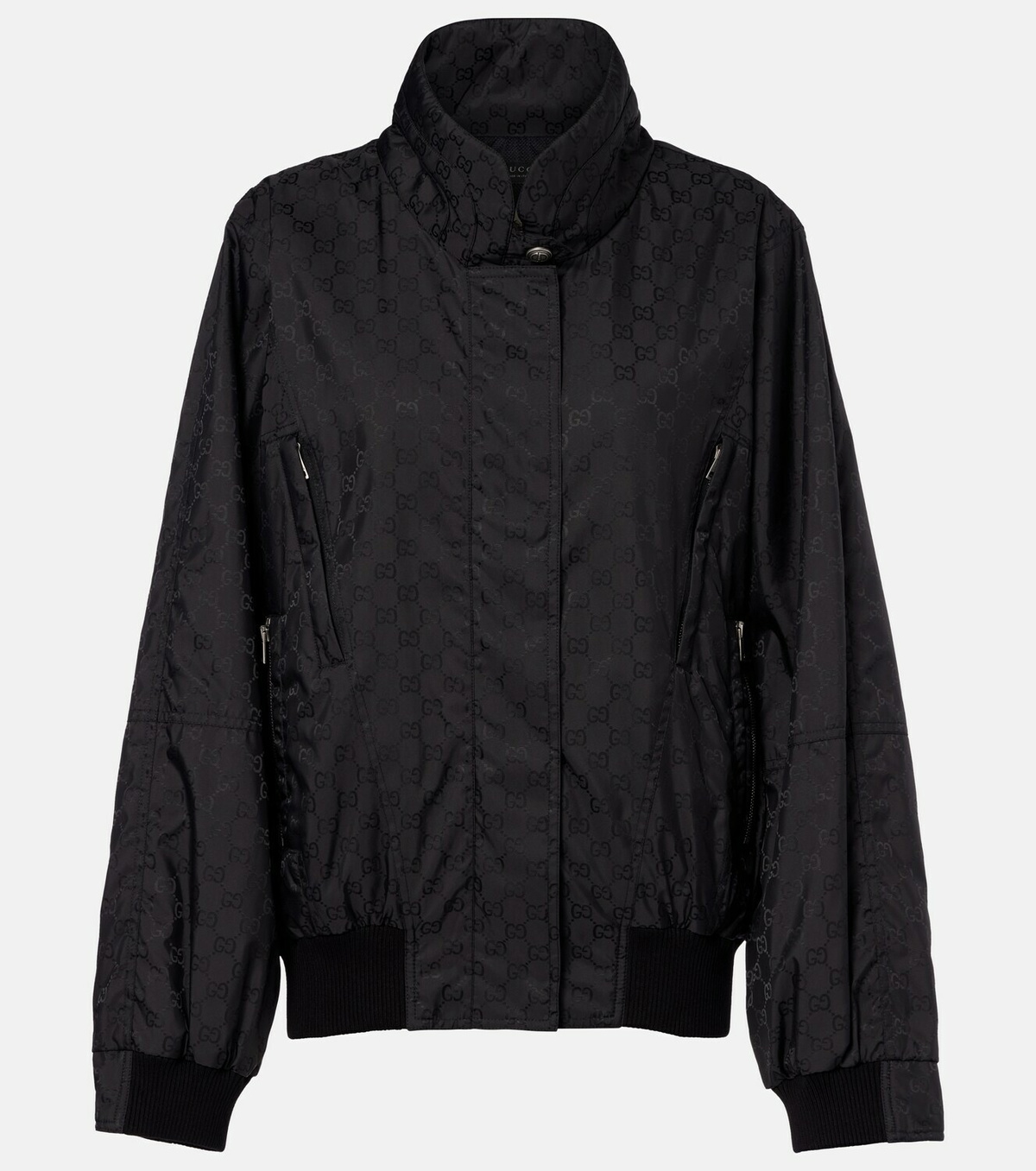 Gucci GG cotton-trimmed jacket