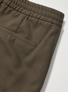 Ermenegildo Zegna - Slim-Fit Cotton and Linen-Blend Twill Cargo Trousers - Brown
