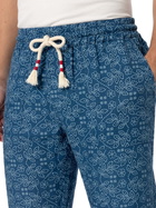 MC2 Saint Barth Man Printed Linen Calais Pants With Drawstring