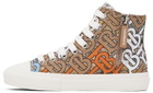 Burberry Kids Multicolor Monogram Map Sneakers
