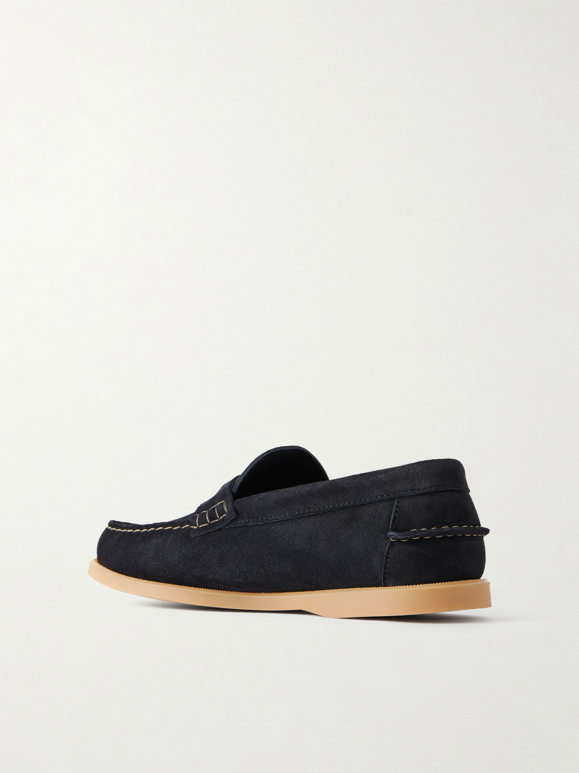 Mr P. - Leo Suede Penny Loafers - Blue