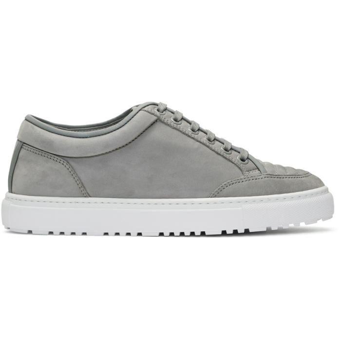 Photo: ETQ Amsterdam Grey Suede Low 2 Sneakers