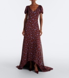 Markarian Sienna floral gown