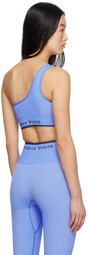 Outdoor Voices Blue Seamless Bra