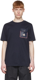 Moncler Navy Cotton T-Shirt