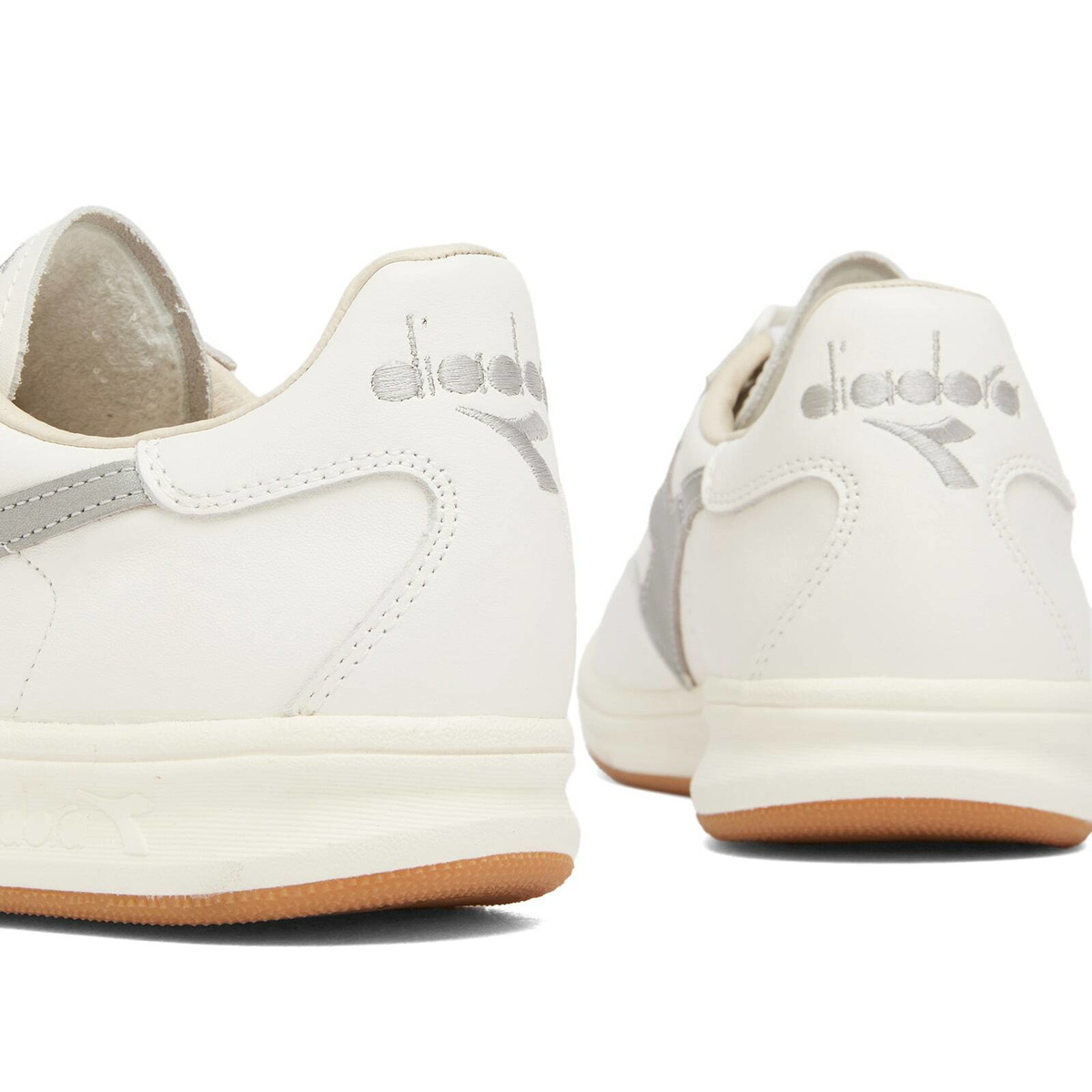 Diadora B.Elite '84 Sneaker in White/Silver