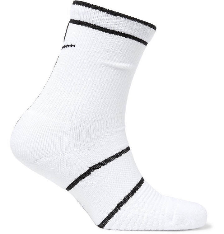Photo: Nike Tennis - NikeCourt Essentials Cushioned Dri-FIT Tennis Socks - Men - White