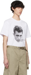 sacai White James Dean T-shirt