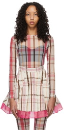 SHUTING QIU Pink Polyester T-Shirt