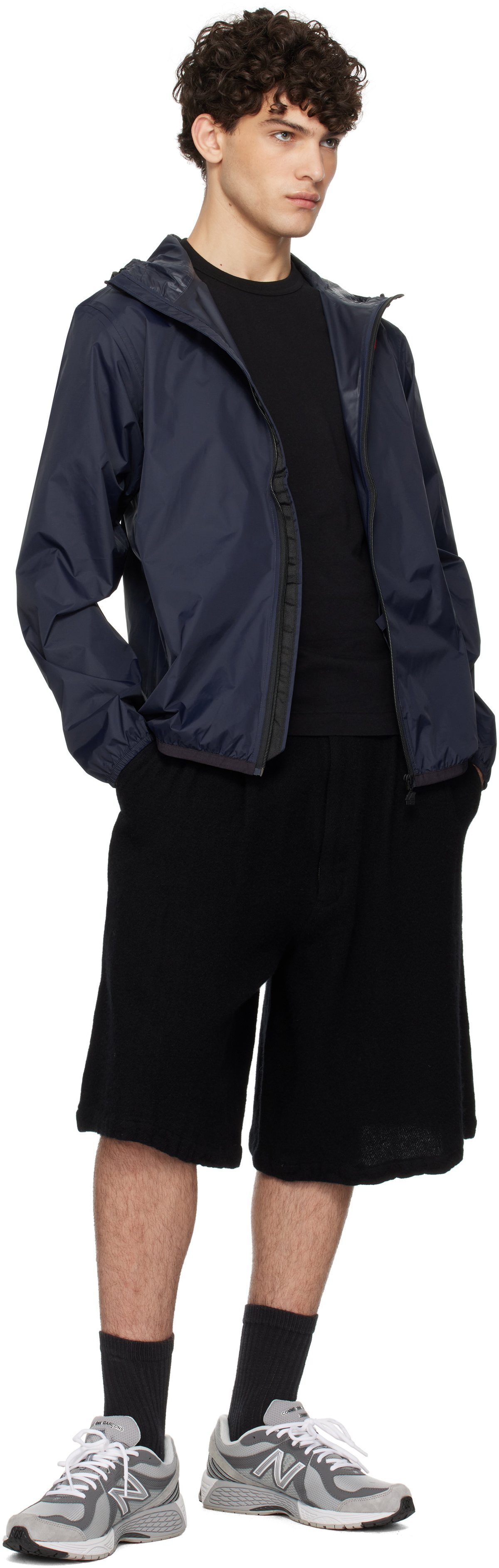 COMME des GARÇONS PLAY Navy K-Way Edition Claude Jacket
