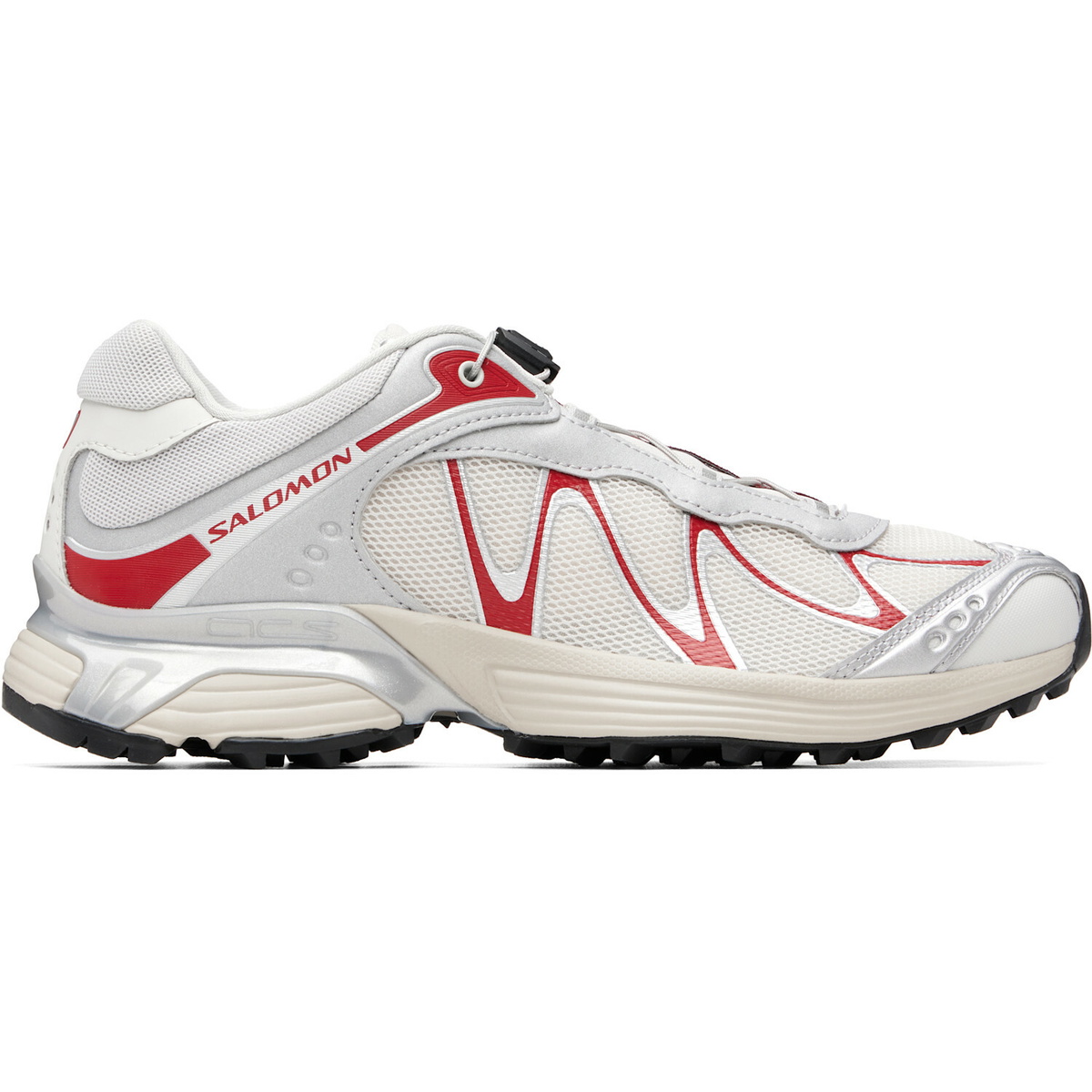 Salomon Off-White & Silver XT-Whisper Sneakers