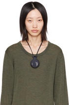LEMAIRE Gray Castanet Necklace