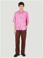 Stüssy Fur Print Shirt male Pink
