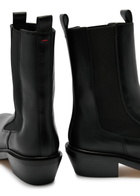 Aeyde Antonia Leather Chelsea Boots Black