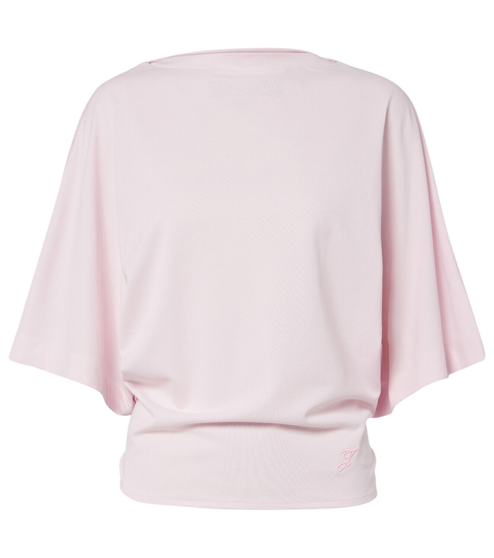 Photo: Jacquemus Moisson oversized open-back jersey T-shirt