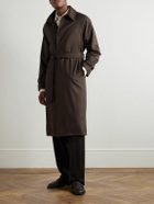 Stòffa - Wool-Canvas Coat - Brown