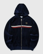 Sergio Tacchini DALLAS VELOUR ZIP HOODIE Blue Mens Track Jacket