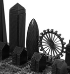 Skyline Chess - London Premium Edition Metal and Wood Chess Set - Black