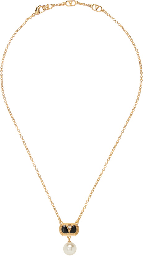 Photo: Valentino Garavani Ovalette Metal Necklace