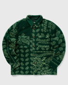Portuguese Flannel Abstract Paisley Overshirt Green - Mens - Overshirts