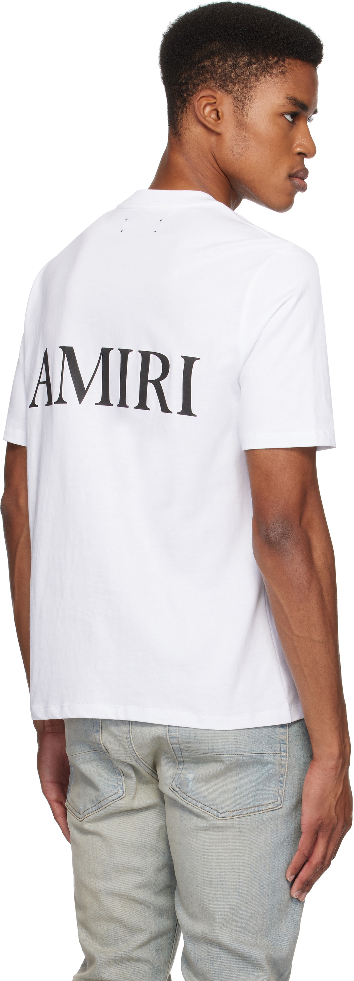 AMIRI White 'MA' Core Logo T-shirt Amiri