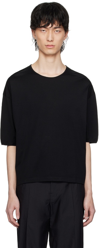Photo: LEMAIRE Black Relaxed T-Shirt