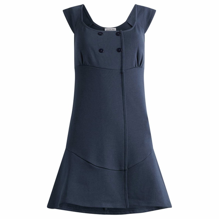 Photo: Peachy Den Women's Joni Button Dress in Navy