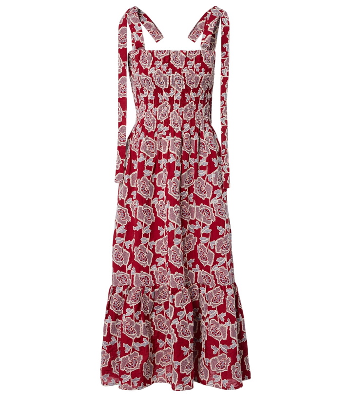 Photo: Erdem Floral cotton-blend lace midi dress