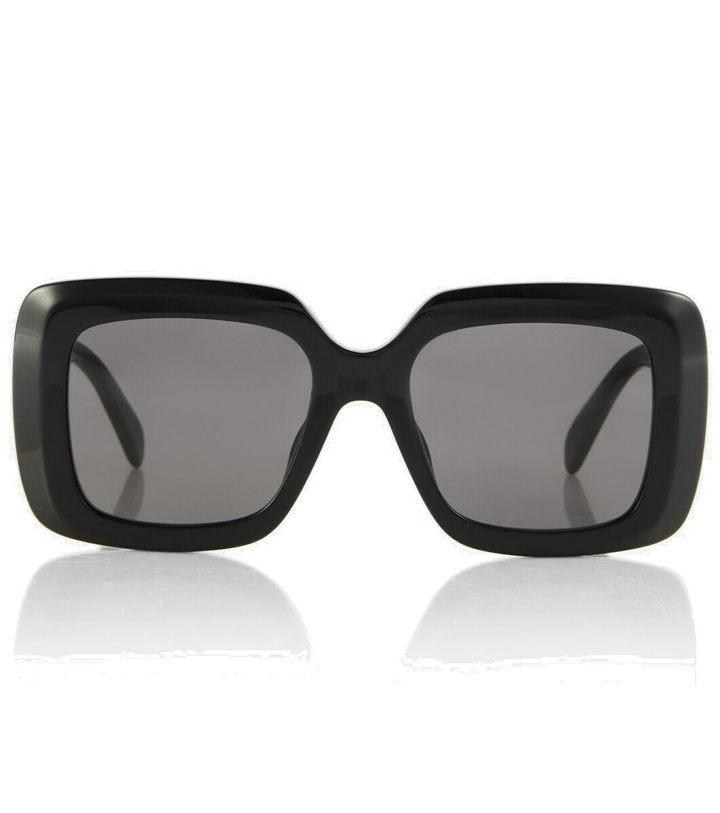 Photo: Celine Eyewear Bold 3 Dots square sunglasses