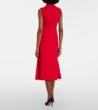 Emilia Wickstead Leontine wool crêpe midi dress